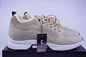 Conzuri Tan Mens Sz 11 Desert Runners Height Boost 2.4" Lifted CNZI LR - Picture 1 of 6