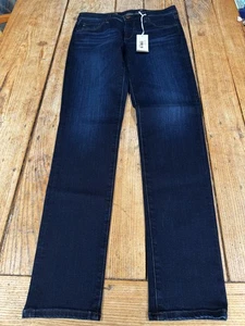 ¡NUEVO! AG Adriano Goldschmied “The Prima” pierna de cigarrillo azul índigo JEANS, 27 - Imagen 1 de 10