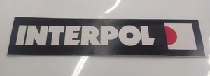 interpol - The Band - Sticker - Nagelneu - Bild 1 von 1