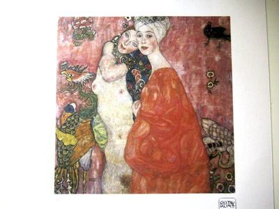 GUSTAV KLIMT: Schöne Lithographie limitiert 200 Exemplare, signiert, 50x70cm - Bild 1 von 4
