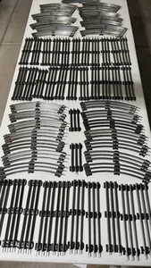 63 Piece Lot K-Line O Gauge 3 Rail Straight and Curve Track 34 Straight 29 Curve - Picture 1 of 6