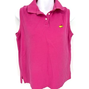 Masters Collection Pink Pima Cotton Sleeveless Golf Polo M - Picture 1 of 5