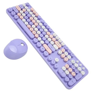 Combinaison clavier et souris sans fil 2 4G clavier machine à écrire en - Photo 1/23