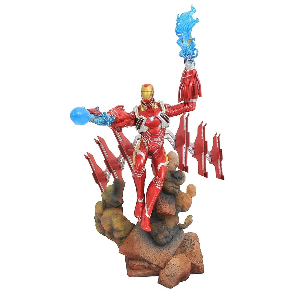 Diamond Select Toys Marvel Galleria Avengers Infinito Guerra Iron Man Mk50 PVC - Immagine 1 di 1