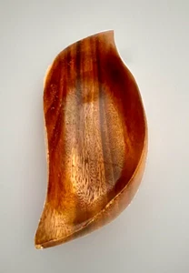 Vintage Mid-Century Modern Blair Hawaii handgeschnitzte Holzschale 12-1/2" lang - Bild 1 von 14