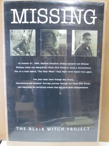 The Blair witch project Missing vintage original movie poster 1999  22835 - Picture 1 of 5