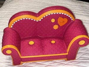 Lalaloopsy: Divano Rosa con Cuore Arancione 12” 2010 Mobili Casa delle Bambole MGA - Foto 1 di 9