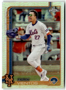 2025 Topps Chrome MLB No. 129 Mark Vientos Refractor - Bild 1 von 2