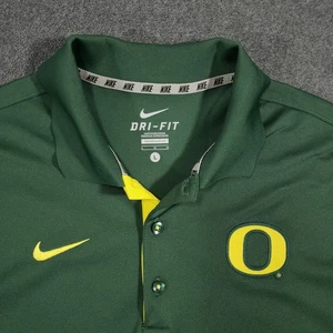 Nike Dri-Fit Oregon Ducks Poloshirt Large Grün Gelb Kurzarm - Bild 1 von 7