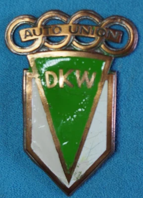 DKW Motorrad  Auto Union  Emblem Original aus den Fünfzigern Jahre - Bild 1 von 4