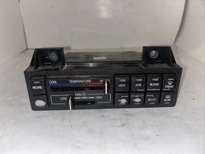 95 96 97 98 99 Buick Lesabre aquecedor CA interruptor de unidade de controle climático fabricante de equipamento original - Imagem 1 de 2