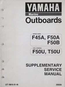 1995 Yamaha Outboard F45A F50A F50B F50U T50U Service Manual Supplement - Bild 1 von 3