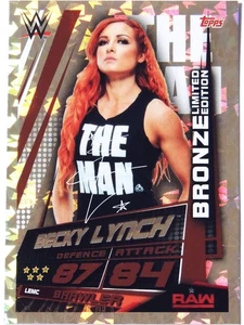 WWE SLAM ATTAX UNIVERSE 2019 BECKY LYNCH BRONZE LTD EDITION WRESTLING CARD LEMC - Picture 1 of 2