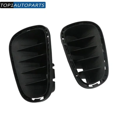 Cubierta de tapa de faro antiniebla para parachoques delantero derecho+izquierdo negro para Kia Rio 2018 2019 2020 Foto 1 de 4