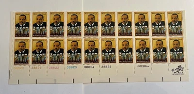 1979 15c Black Heritage Stamp #1771, 20 stamp Plate Block Strip, MNH OG - Image 1 of 2