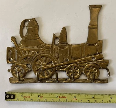 De colección Tren Motor Montaje en Pared 5 Ganchos Porta Llaves Joyería Colgador Pátina. Foto 1 de 3