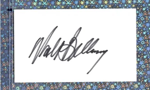 Walt Bellamy signed 3x5 index card AUTO Autograph HOF  Hawks Knicks 5 Teams - Picture 1 of 3