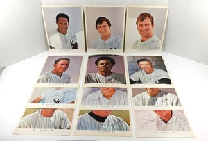 1971 Arco New York Yankees 8x10 Color Photos Set (12) Munson Murcer - Picture 1 of 5