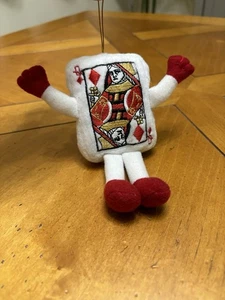 Peluche Regina Carte da Gioco Cuori Rossi - Foto 1 di 3