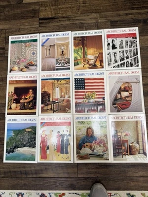 Vtg Architectural Digest Magazine Lot 1994 Luxury Ads 12 Total Complete No Label - Image 1 of 3