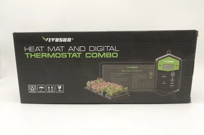 Tapete térmico de mudas VIVOSUN com termostato aquecedor almofada de aquecimento para plantas CAIXA ABERTA - Imagem 1 de 3