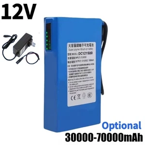 12V 30000-70000mAh Polymer High-capacity Rechargeable Li-ion Battery W/ Charger - Picture 1 of 16