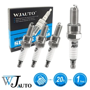 4X Iridium Spark Plug For Kawasaki Ninja ZX10R ZX6 ZX7 ZX14 Z1000 Suzuki Yamaha - Bild 1 von 7