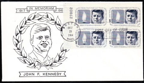 US 1964 John F. Kennedy  (1248) . First Day Cover, Cachet Cover