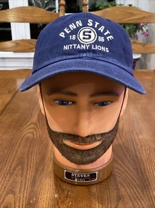 Vintage Penn State Nittany Lions 1855 S TM Blue Adjustable NCAA Hat Cap Legacy - Picture 1 of 20
