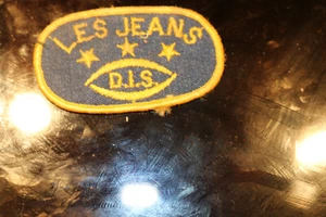 Vintage Shoulder Patch Souvenir les Jeans D.I.S. 3 Sterne - Bild 1 von 1