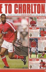 CHARLTON: JON FORTUNE SIGNIERT A4 (12x8) MAGAZIN BILD + COA - Bild 1 von 1