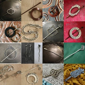 JUL DESIGNS SHAWL PINS AND SHAWL STICKS - VARIOUS DESIGNS - Picture 1 of 13