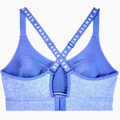 Under Armour Women's UA Infinity High Impact Sports Bra NWT Victory Blue - Small - Image 1 of 4
