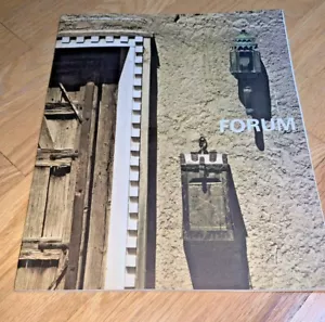 September 1972 ARCHITEKTURFORUM - Robert Geddes / Navajo Schule / Frauen / Zoo - Bild 1 von 12