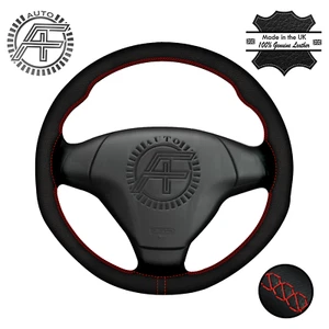 Adatto per Fiat Bravo Doblo 07-15 Lusso Pelle Coprivolante su Misura - Foto 1 di 28