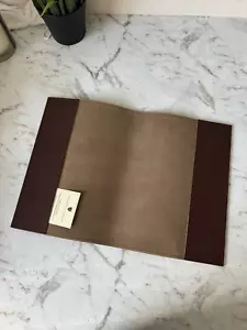 £85 Aspinal Of London Dark Brown Chestnut Refillable Leather A5 Journal, New - Picture 1 of 6