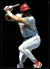 1996 Fleer Metal Universe Heavy Metal Juan Gonzalez Texas Rangers #3