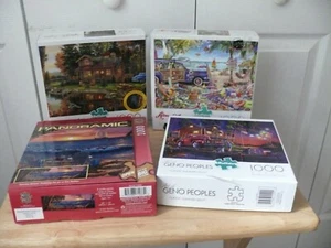 Puzzles - Four - Kim Norlian, Aimee Stewart, and Geno Peoples - Two Unopened - Picture 1 of 12