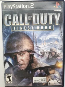 PS2 Call of Duty Finest Hour (Black Label) con manual - Imagen 1 de 3