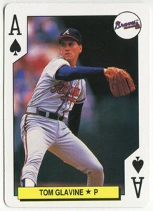 USA 1991 Spielkarten - Tom Glavine Atlanta Braves - Bild 1 von 2