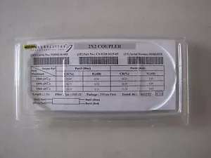 WaveSplitter 2x2 10/90 Splitter accoppiatore fuso fibra ottica CS-5210-S115-03 - Foto 1 di 1