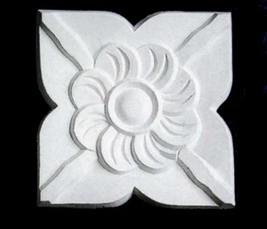 106mm Diameter Plaster Ceiling Rose / Centre - PMD027! - Picture 1 of 1