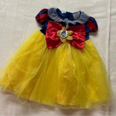 Disfraz Disney Blancanieves Niños con Lazo Rojo Talla 12-18 MESES Foto 1 de 4