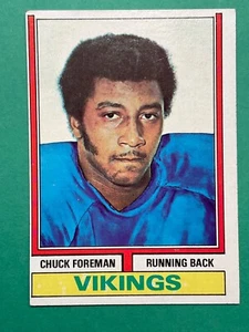 Chuck Foreman 1974 Topps Rookie Football Card #113 – Minnesota Vikings - Picture 1 of 2