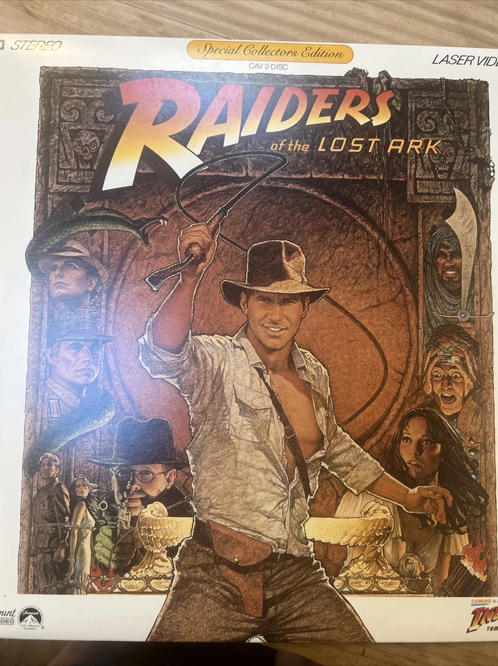 Raiders Of The Lost Ark Laserdisc CAV LV1376-2 1981 LD Laser Disc - Image 1 of 1
