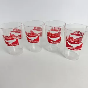 4- Oak Ridge Aviation 12 Oz. Plastic Beverage Commemorative Cups RARE - Picture 1 of 5