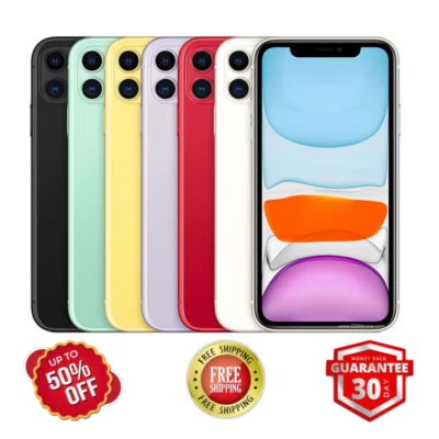 Apple iPhone 11 128/64GB GSM Unlocked Verizon Att Tmobile Cricket 4G - Image 1 of 4