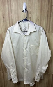 Joseph Abboud Dress Shirt Mens 17 34/35 White Button Up - Picture 1 of 3