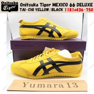 Onitsuka Tiger MEXICO 66 DELUXE TAI-CHI YELLOW/BLACK 1181a436-750 Unisex Size - Image 1 of 4