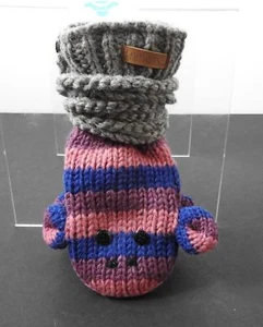 Knitwits handgefertigte Streifensocke Affe Tier Fäustlinge Kinder/Kleinkind (2-6 Jahre) GY9 - Bild 1 von 12